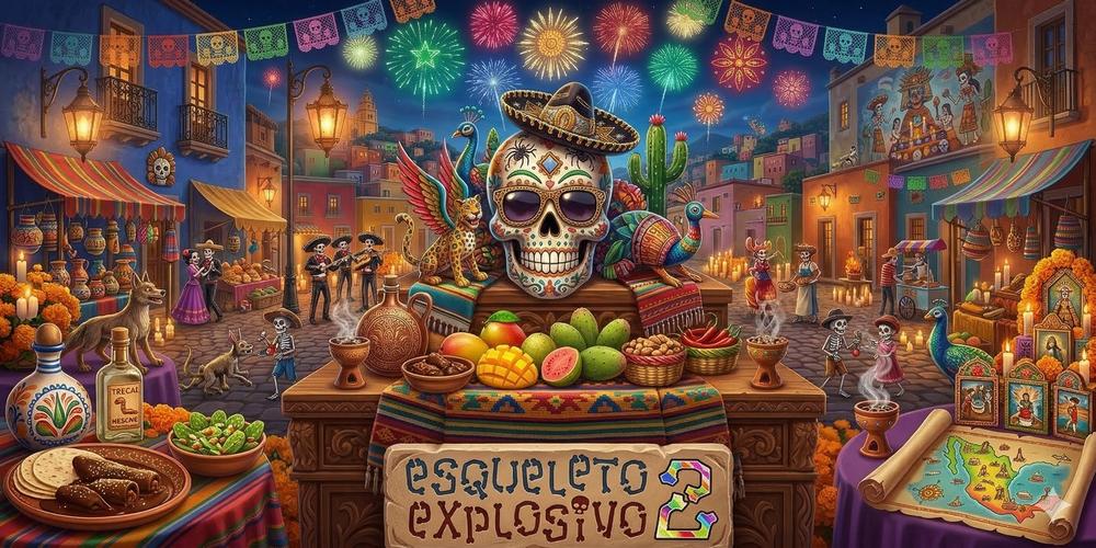 Esqueleto Explosivo 2 Slot juego de calaveras Thunderkick